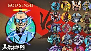 Shadow Fight 2 God Sensei Vs All Bosses