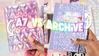 A7 vs Archive 6 Ring Binder: Which is the better binder journal for you?