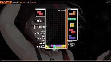 [TETR.IO] - Some DT cannon loop with PC, maybe?