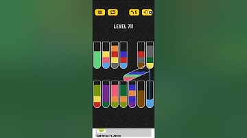 Water sort puzzle level 711