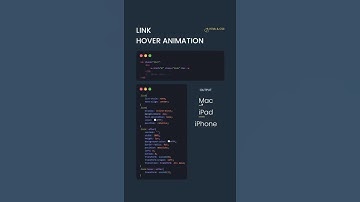 link hover underline animation in css