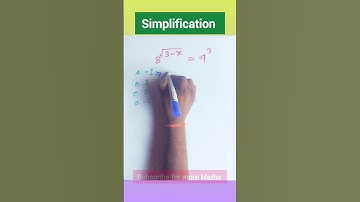 Beautiful exponent simplification math question #shorts #maths #exponents #mathematics