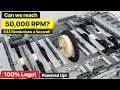 Spinning a Lego Technic Wheel Mind blowingly Fast! Can we reach 50,000 RPM? 4K