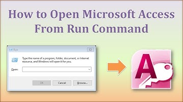 HOW TO OPEN MS ACCESS FROM RUN COMMAND