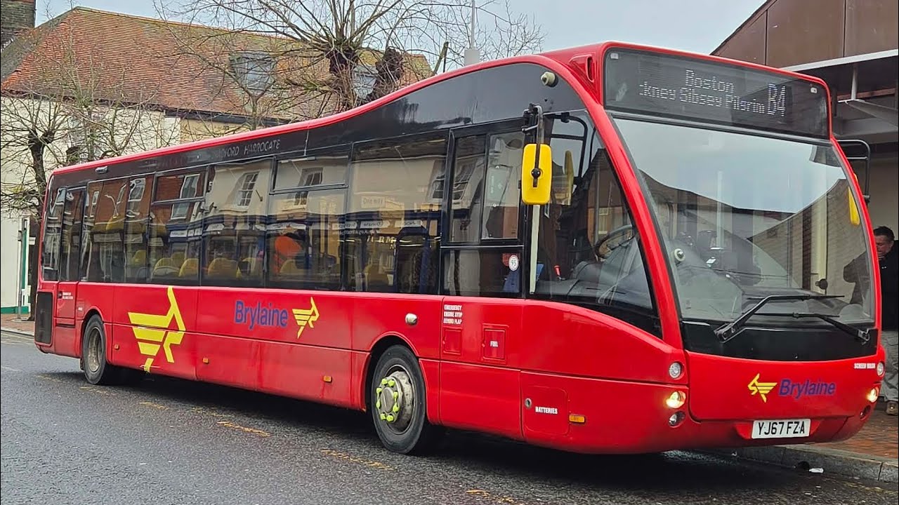 Brylaine Travel YJ67 FZA Optare Versa Ex Transdev Flyer 
