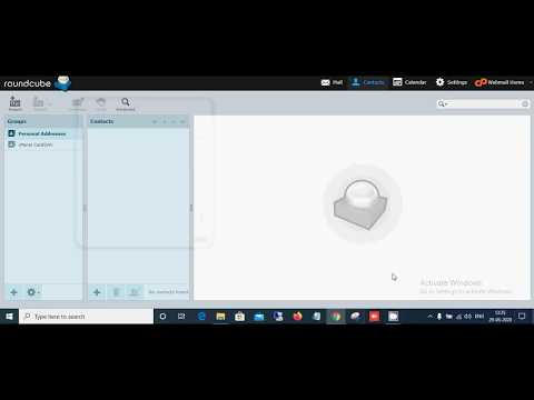 how to add contact in roundcube address book