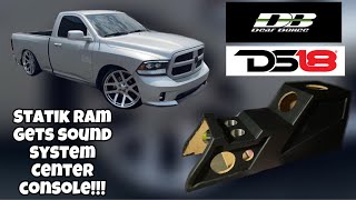 Building A Custom Center Console For A Dropped Ram!