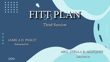 FITT PLAN 3RD SESSION / PATHFIT 1 - C001-1 (Light-moderate) PASUIT