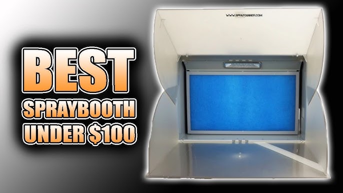 Testing the CHEAPEST Airbrush Cabin / Spray Booth from . Is it good?  