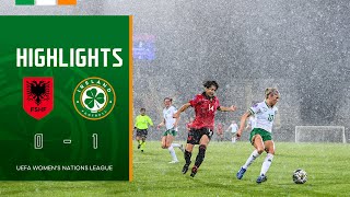 HIGHLIGHTS | Albania WNT 0-1 Ireland WNT | UEFA Women’s Nations League