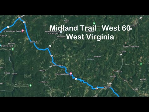 Riding the Roads of West Virginia; Midland Trail W60 WV
