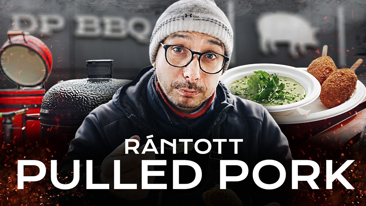 RÁNTOTT PULLED PORK A HÁZBAN 🤯 Egy Különleges Télifagyi & BORSÓFŐZELÉK a Kamado4U Kerámiában 🐖🫛