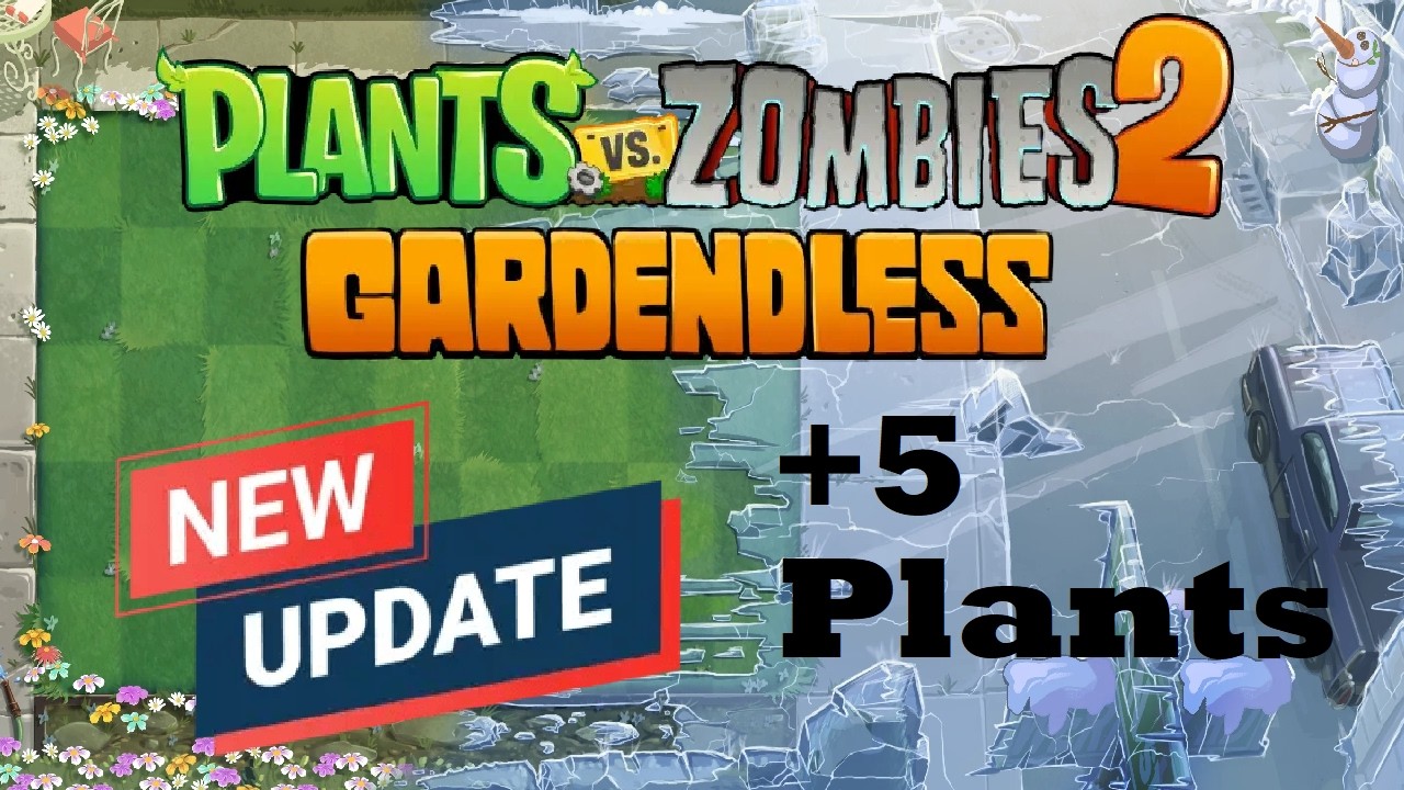 Plants vs zombies 2 Gardendless Update 0.6.7.7 (new plants) - YouTube