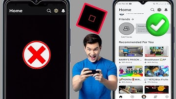 How to fix black screen on Roblox Mobile 2025 (Solve Roblox Black Screen Error Tutorial).