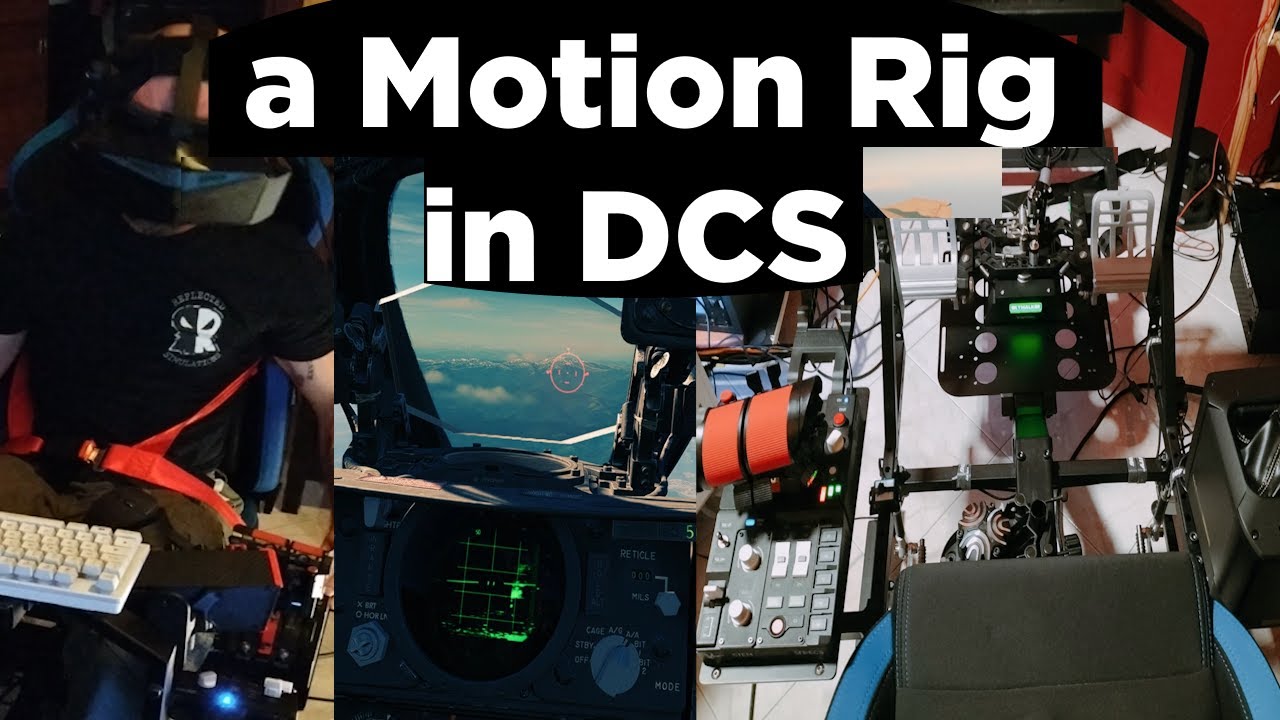 The Experience of a Motion Rig in DCS! (DOF Reality H2 Crystal) 