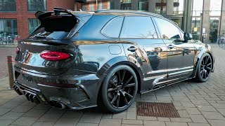 MANSORY Bentley Bentayga Azure V8  Cold Engine Start, REV And Driving!