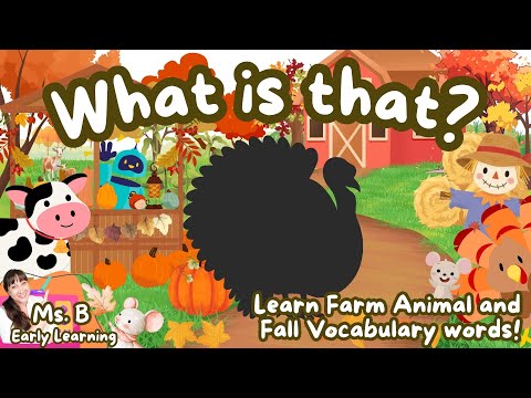Fall on the Farm 🍁 Learn Animals and Autumn Vocabulary Words in English for Kids |2-hour compilation