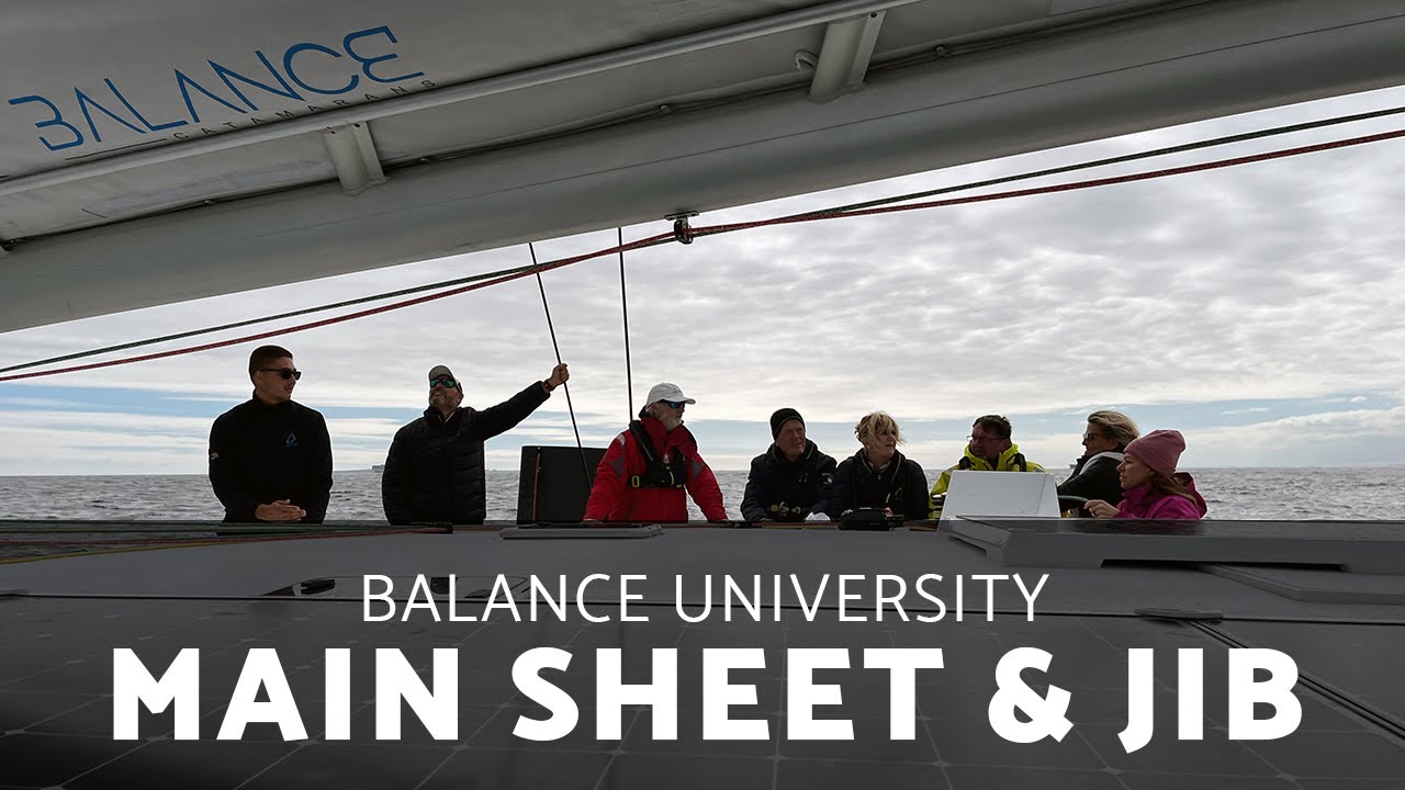 Hoisting the Main and Jib and Getting Underway YouTube