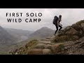 First Solo Wild Camp (plus kit talk-through) - SNOWDONIA