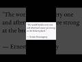 Ernest Hemingway (1899–1961). American author known for his minimalist style and courage. #ernest