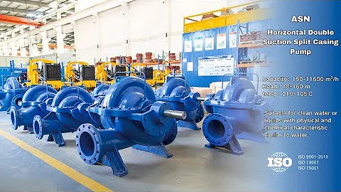 ANSV Series Double Suction Split Casing Centrifugal Pump