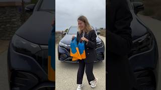 How Cool Is This Transparent Mercedes Amg Eqe Suv Bonnet?!  🎣 #Shorts | Jessicarmaniac