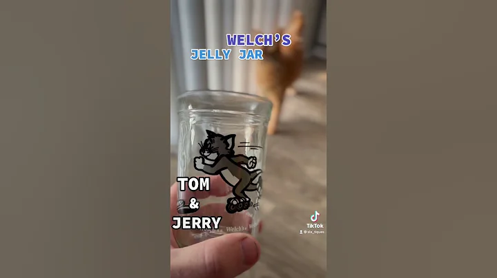1990 Tom & Jerry Welchs Jelly Jar