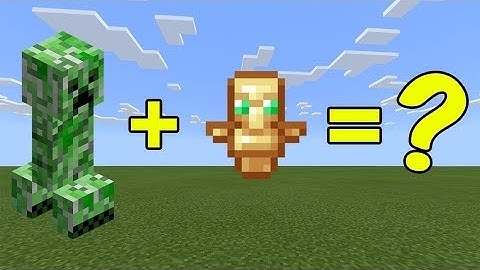 CREEPER + TOTEM OF UNDYING =INFINITE CREEPER!!