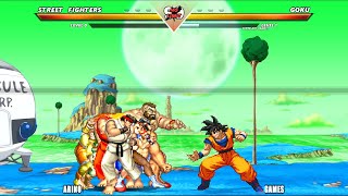 GOKU VS ALL 8 STREET FIGHTERS AT SAME TIME! ARINO IS OUT OF CONTROL! screenshot 5