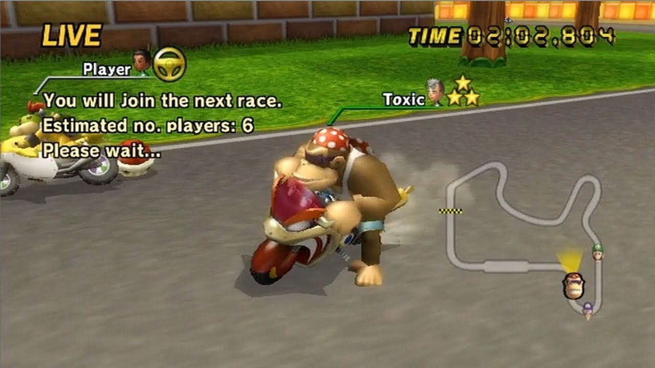 wii mario kart online