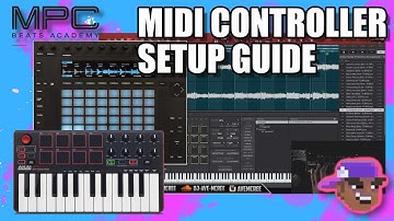 MPC Beats - How To Setup MIDI Controllers(AKAI MPK Mini & Push 2)
