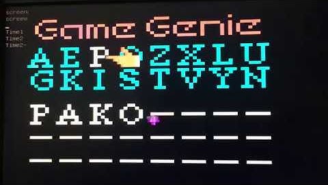 Demo of playing through UEFI NES emulator on the UEFI Shell