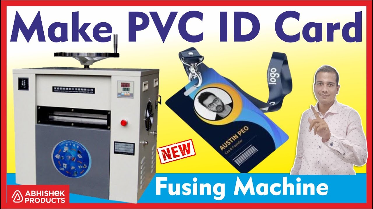 Make PVC ID Card with Fusing Machine (Complete Tutorial) How Make Bulk ID  Card