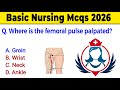 Basic Nursing Mcqs 2025 | Important Nursing Mcqs | AIIMS NORCET Mcqs | RRB nursing mcqs | BSC mcqs