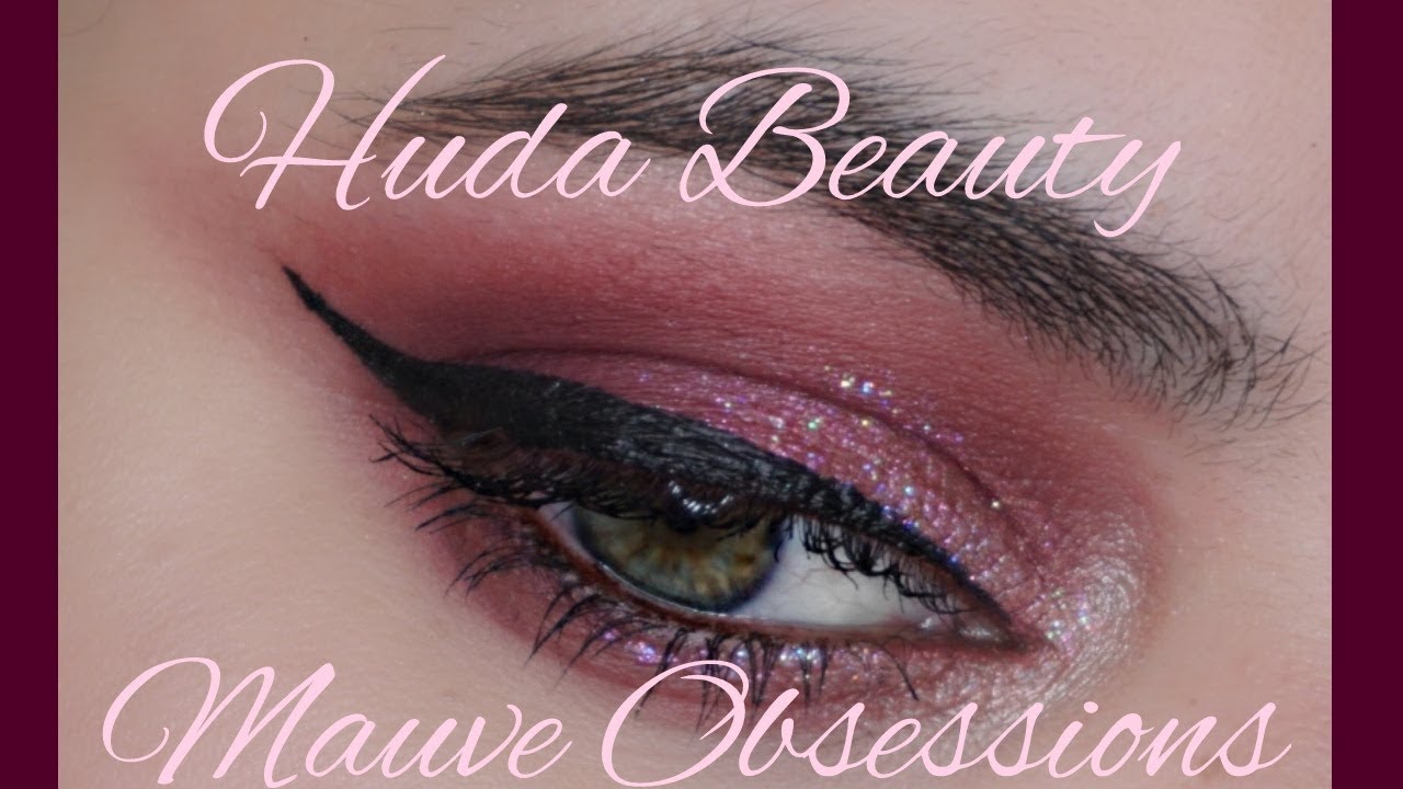 HUDA BEAUTY Mauve Obsessions Eye Makeup Tutorial YouTube