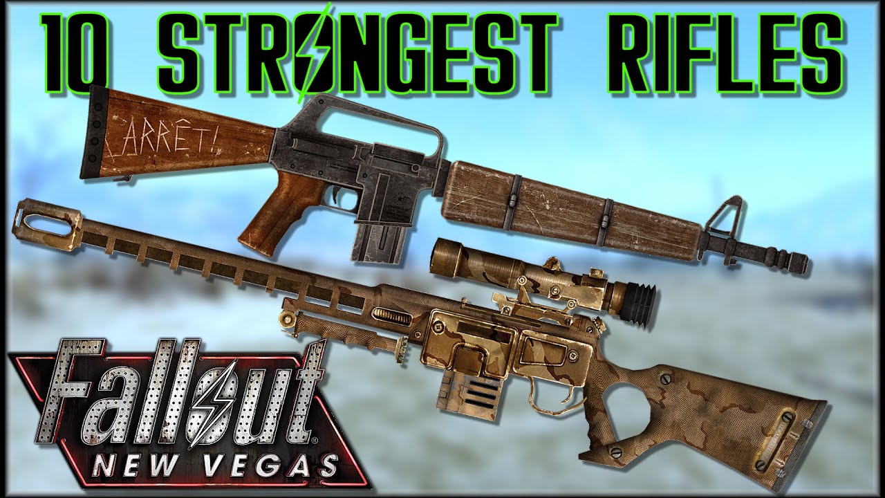 10 Strongest Rifles (Non-Energy) In Fallout: New Vegas - Caedo'S Countdowns  - Youtube
