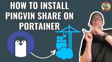 How to install Pingvin Share on Portainer
