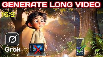Grok AI se Long Video (16:9) With Consistent Character | Free & Unlimited