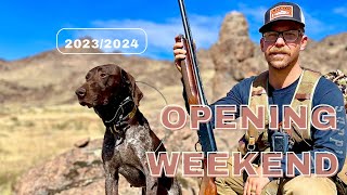 Opening Weekend Of Chukar Season  Solar Eclipse German Short Hair Pointer Hunting Nevada Upland