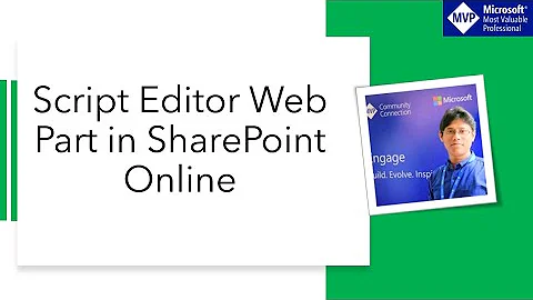 Script Editor Web Part in SharePoint Online or SharePoint 2013/2016/2019