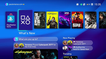 PlayStation 5 Boot Screen and User Interface Concept 2020