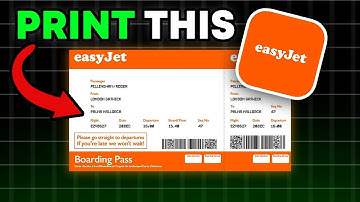 How to QUICKLY Print EasyJet Boarding Pass Online (FULL 2025 GUIDE)