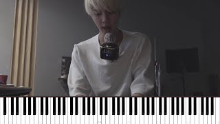 Video thumbnail of "BTS (방탄소년단) Jin's 'Epiphany' Practice (Bangtan Bomb) Piano Tutorial"