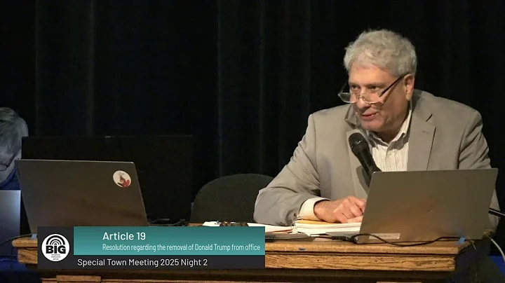 2025 Brookline Special Town Meeting - Night 2