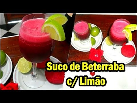 Suco de Beterraba com Limão