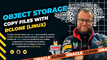 Object Storage + Copy Files with RClone (Linux)