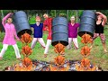 Barrel Chicken Cooking 3 Full Big Barrel Village Cooking Asian Street Food Comedy Video Hindi Kahani