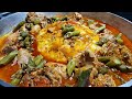 Polenta com Frango em Molho e Quiabo