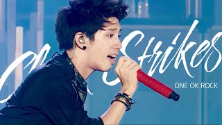 ⏱️시간이 영원할거라 믿어줘 : ONE OK ROCK(원오크락) - Clock Strikes [가사/해석/한글자막] (교차편집 Stage Mix / 라이브 live)