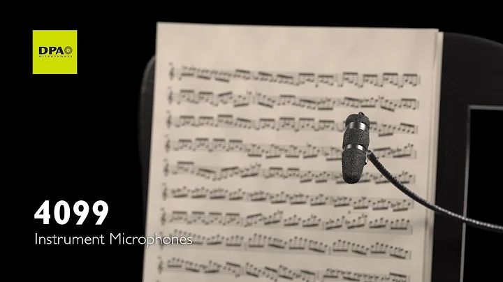 4099 Instrument Microphone captures the true sound of any instrument